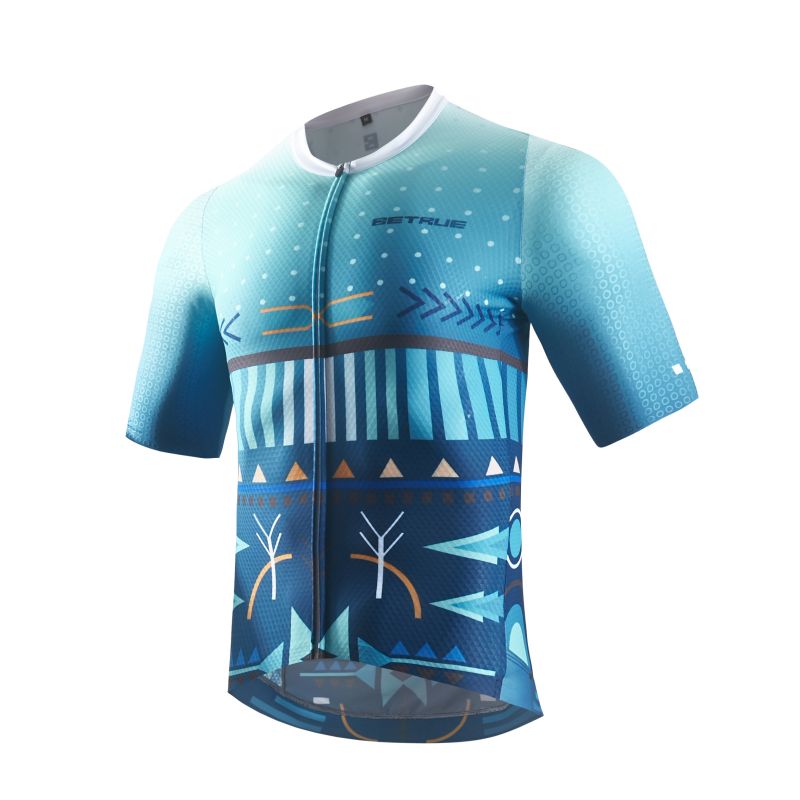 camisa de bicicleta masculina