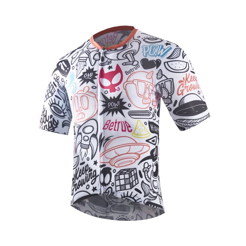 maglia ciclista manica corta maschile