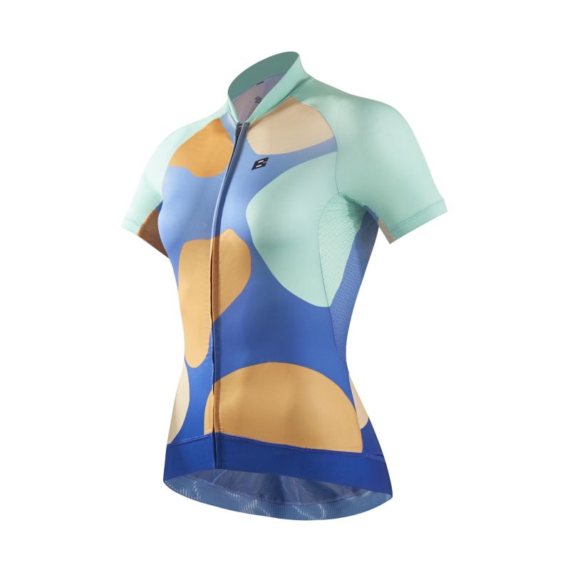 camisa de ciclismo feminina