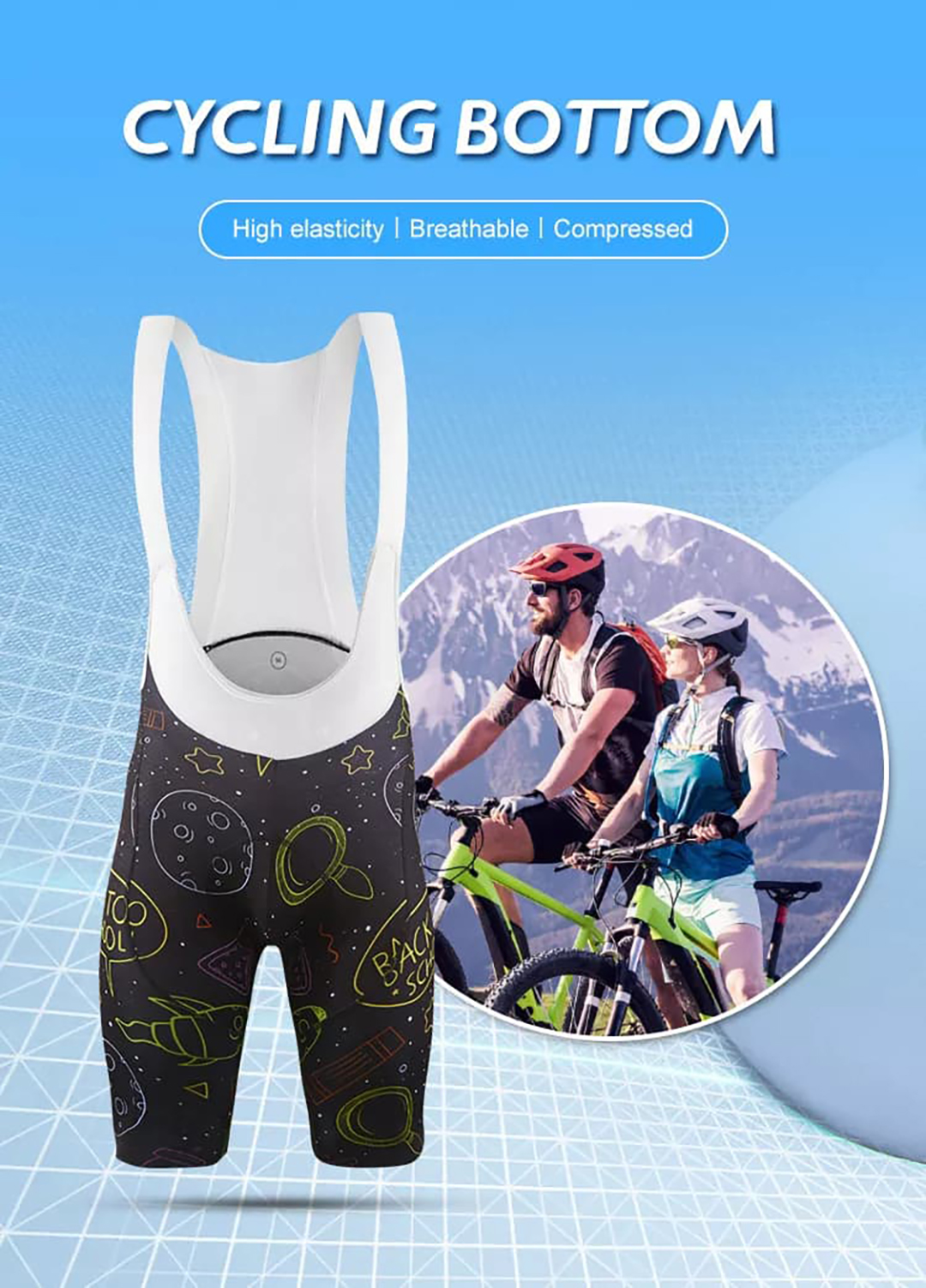 mens 34 cycling bib shorts